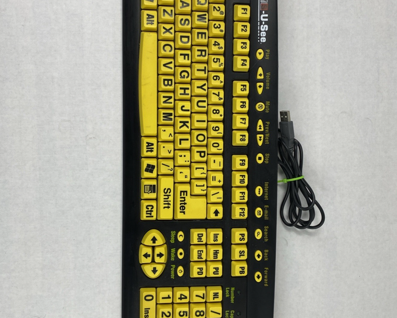 KEYS-U-SEE YKB-LPB-USB Wired USB Keyboard Tested