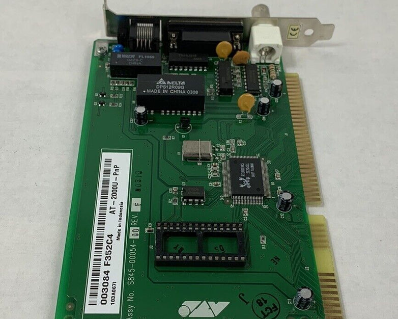 Allied Telesis S8450054-00 REV F Ethernet Card 16 BIT ISA