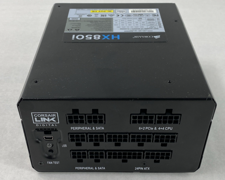 Corsair HX850i 850W Power Supply No Cables Untested