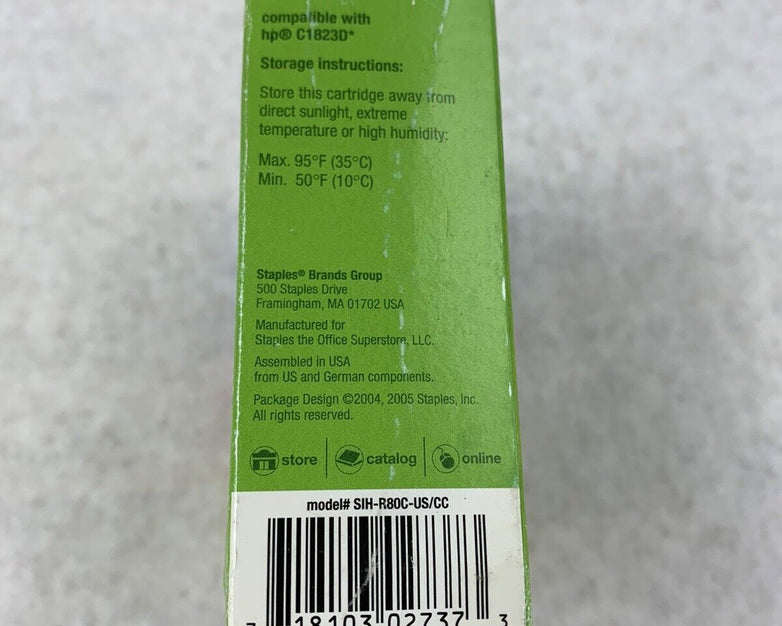 Re-manufactured Tri-Color High Yield Inkjet Cartridge for HP C1823D (HP 23)