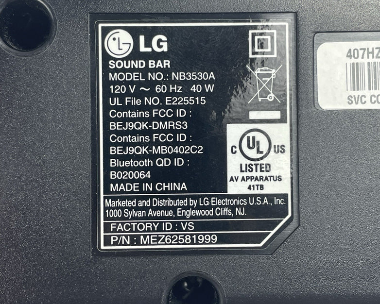 LG NB3532A Bluetooth Soundbar