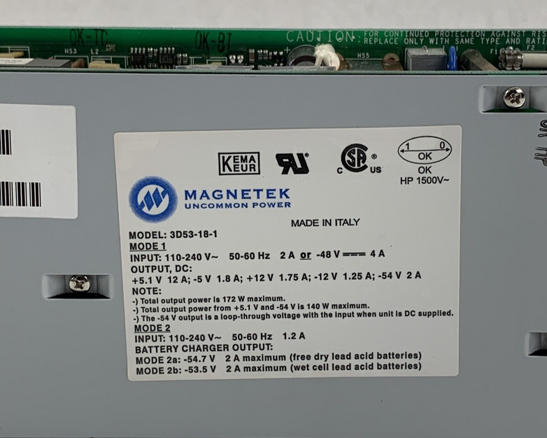 Magnetek 3D53-18-1 110-240V 50-60Hz Power Supply 3D53.18.105 Untested