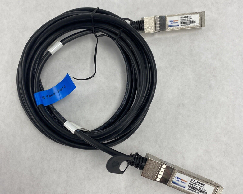 CableExpress 332-1368-CBX 10GBASE-CU SFP+ Passive Twinax Cable 3m