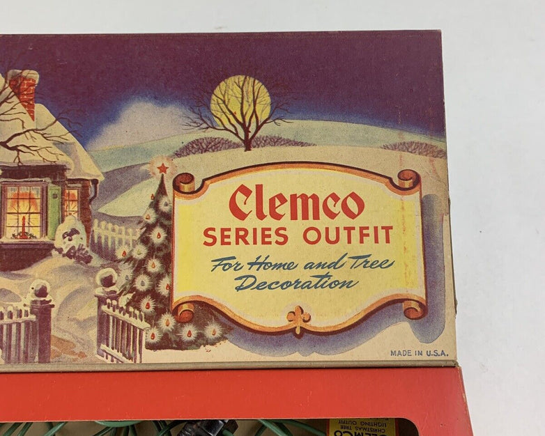 ClemCo 505 8 Bulb Lighting Outfit w/ Original Box Vintage Untested