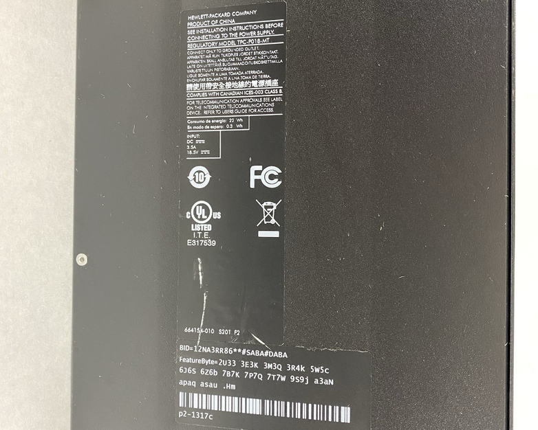 HP Pavilion P2-1317C MT AMD E2-1800 APV 1.70GHz 6GB RAM No HDD No OS