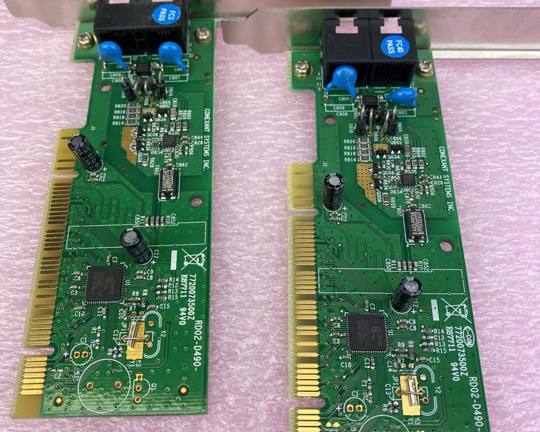 Lot of 2 Conexant RD02-D490 modem PCI cards 56PRC2