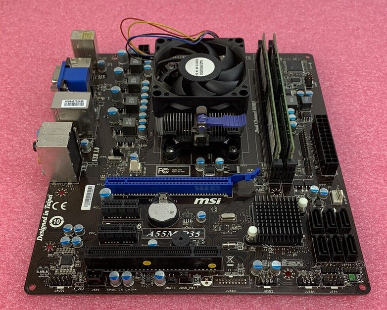 MSI MS-7697 Motherboard AMD A6-3500 2.1GHz 4GB RAM w/ Shield