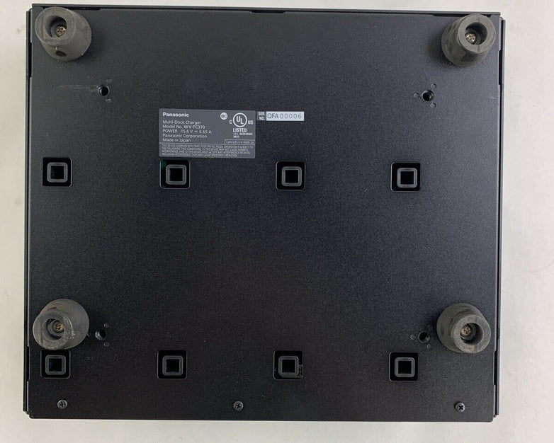 Panasonic WV-TC370 8-Bay Multi Charger Power Tested No Power Supply