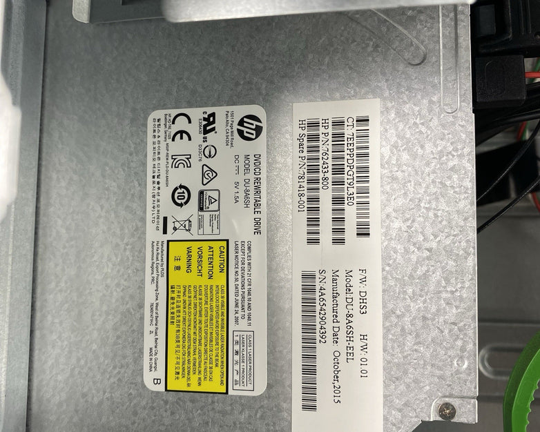 HP 550-A114 MT AMD A8-6410 2.00GHz 8GB RAM No HDD No OS No AC Adapter