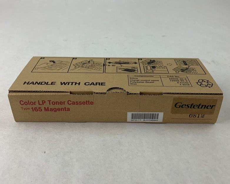 New Box Opened Sealed Ricoh Magenta Type 165 Color LP Toner Cassette
