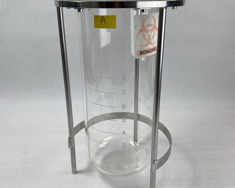 Sartorius 8L Liter Glass Vessel Bioreactor