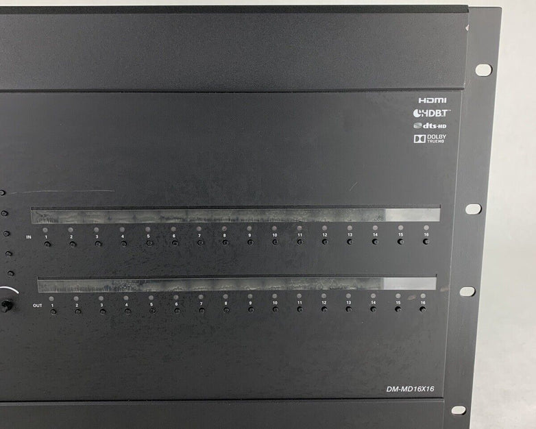 Crestron DM-MD16X16 Digital Media Switcher 1583-297 Factory Reset No Cards