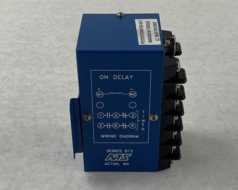 NTS 812-1-6-13-O Timing Delay Relay Series 812 - For Parts or Repair