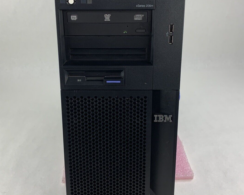 IBM xSeries 206m Server 1x Pentium 4 3.2 GHz 1 GB Ram No OS No HDD