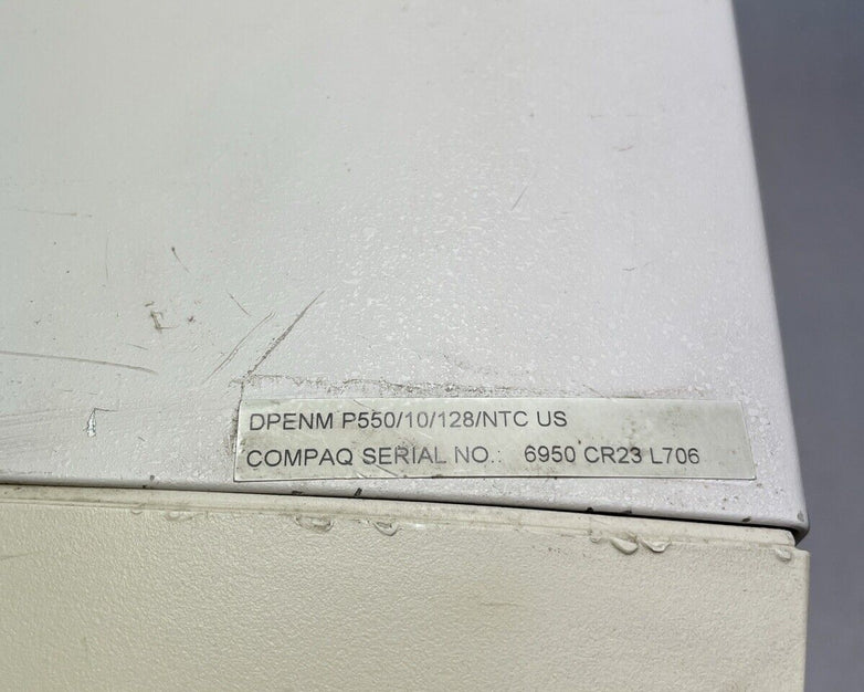 Compaq DeskPro P550 MT Intel Pentium III 550MHz 384MB RAM No HDD No OS