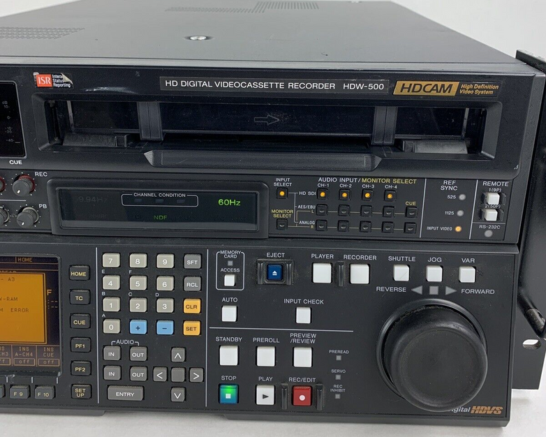 Sony HDW-500 HDCAM HD Digital Videocassette Recorder Error Code A3
