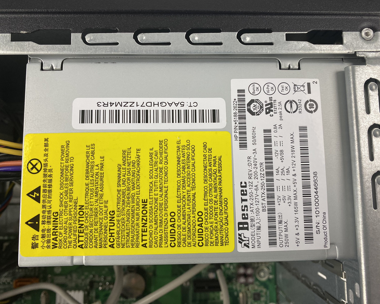 HP Pavilion P6716f MT AMD Athlon II x4 640 3.00GHz 6GB RAM No HDD No OS