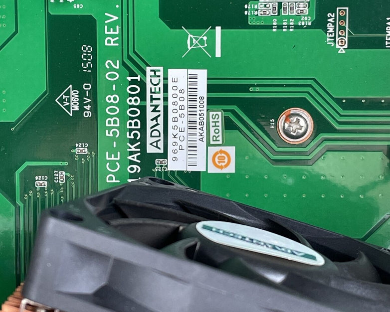 Advantech IPC-6608 PCE-5B08-2 Intel Core i5-4570s 2.9GHz 8GB RAM No HDD No OS