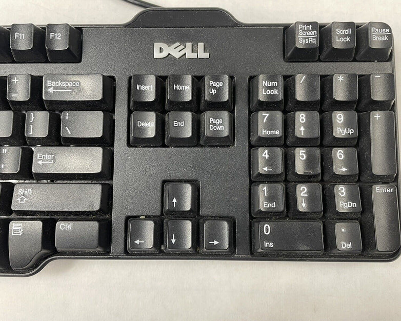 Dell L100 Keyboard U011 with USB Cable Lot of 4