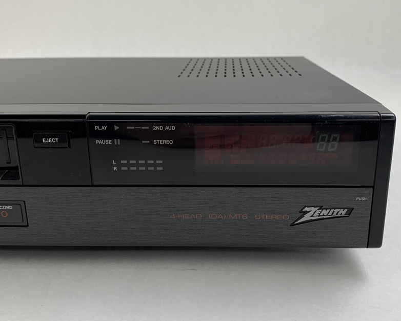 Zenith VRE510HF 4-HEAD Player Recorder Tested White Bar on Top and Bottom