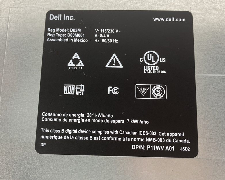 Dell XPS 8300 MT Intel Core i7-2600 3.40GHz 8GB RAM No HDD No OS