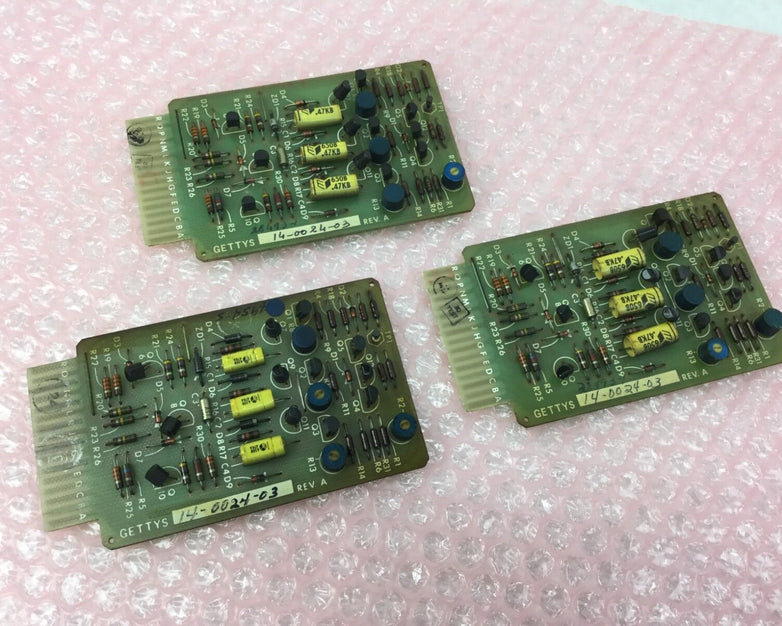 Gettys Module No. 14-0024-03 Circuit Board Lot of 3