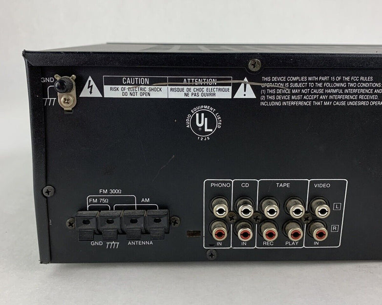 Kenwood KR-A4040 2 Channel Stereo Receiver No Remote No Power For Parts