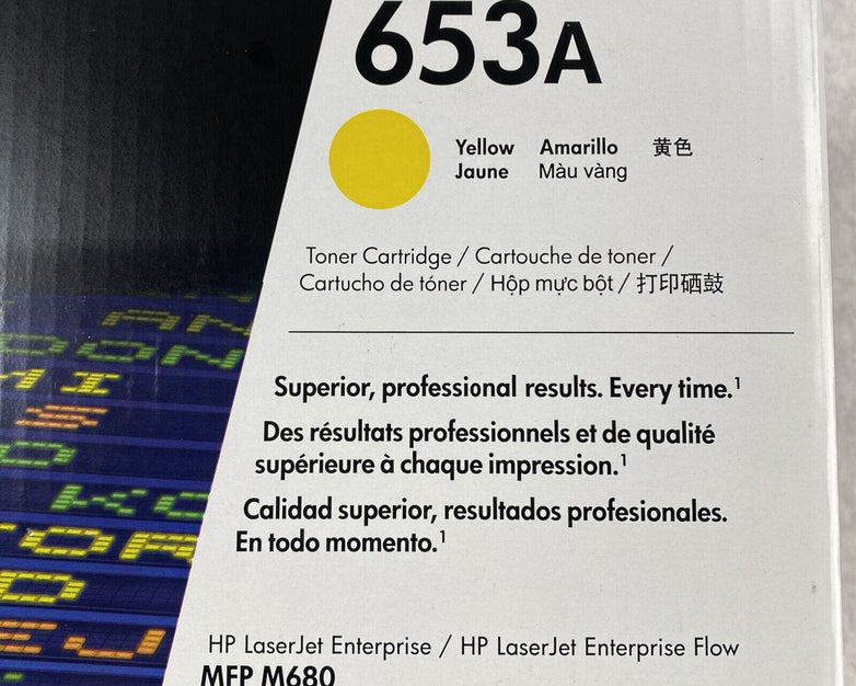HP CF322A 653A 8345B001 Yellow Toner Cartridge Genuine OEM 2023