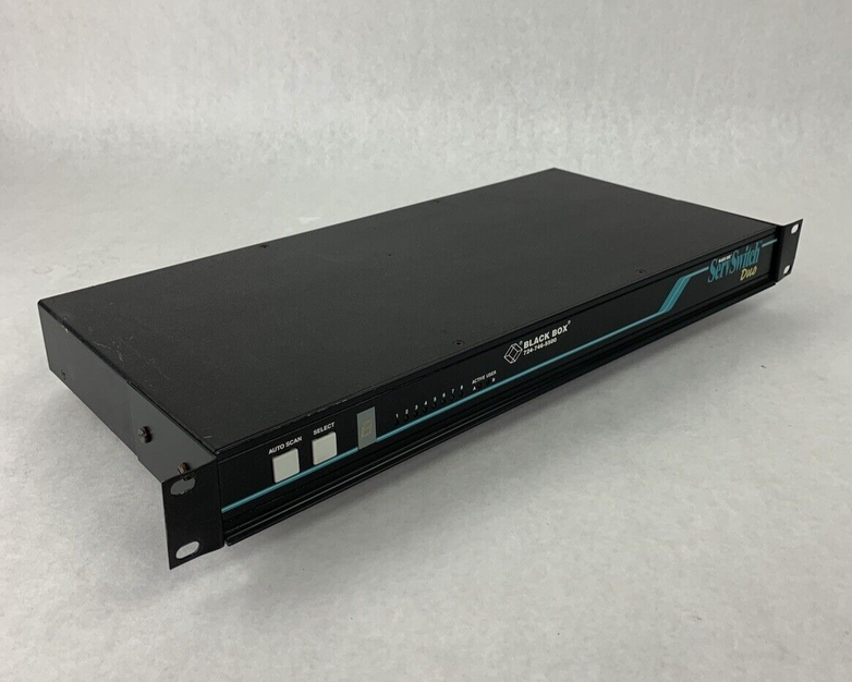 Black Box ServSwitch Duo IPC 8-Port KV6108SA-R2 Tested