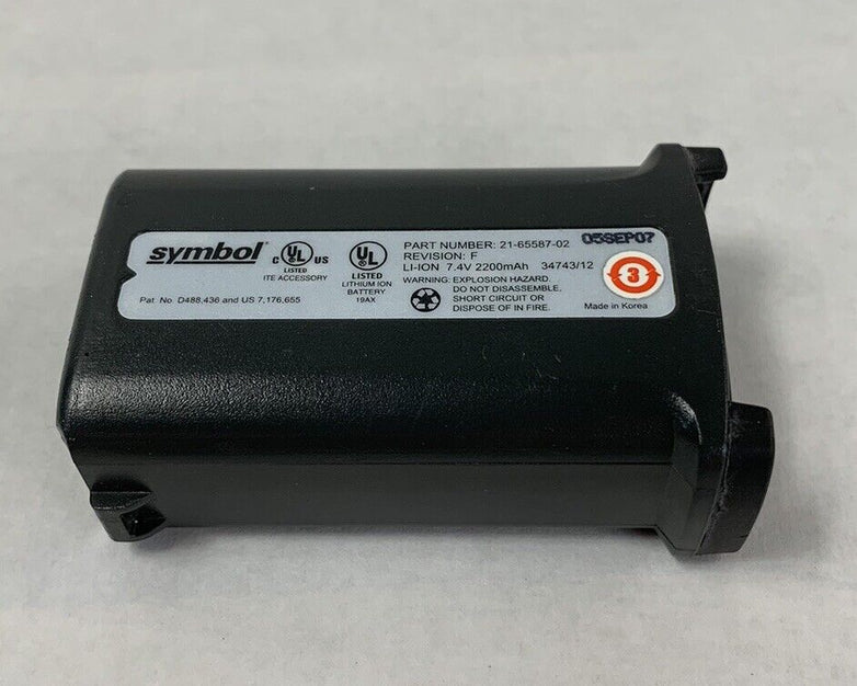 Symbol Barcode Scanner Battery 21-65587-02 (Lot of 2)