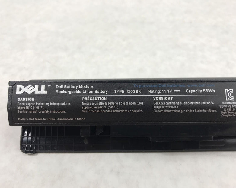 Dell 4H636 11.1V G038N 56Wh Rechargeable Li-ion Battery Dell Battery Module