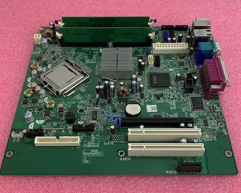 Dell OG214D Motherboard Intel Core 2 Duo E8400 3.00GHz 2GB RAM No Shield