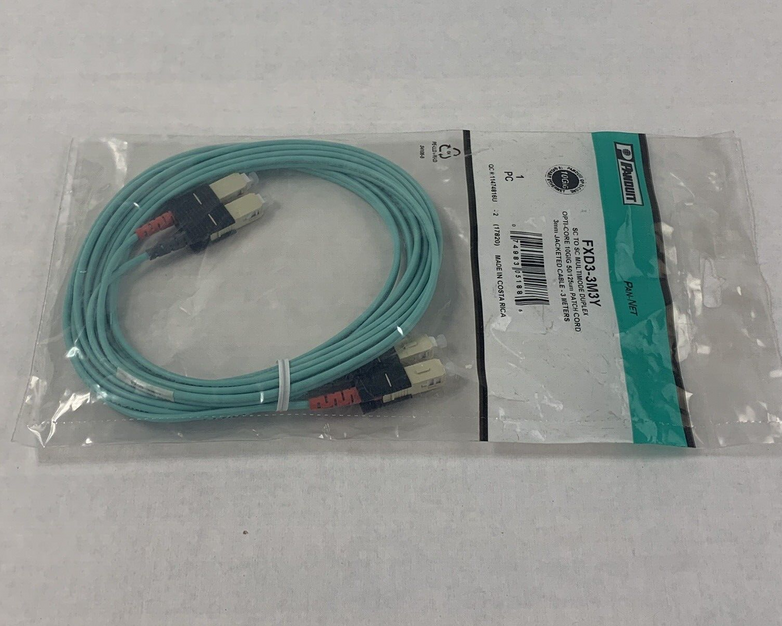 Lot of (4) PANDUIT FXD3-3M3Y / FXD33M3Y (NEW IN BOX)