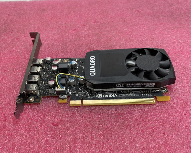 NVIDIA QUADRO P620 2GB GDDR5 PCIE Graphics Card 4x Mini DisplayPort
