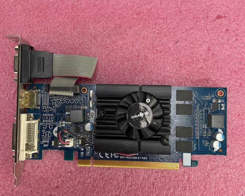 Gigabyte GV-N210D3-1GI NVIDIA GeForce 210 1GB GDDR3 PCIe Graphics Card