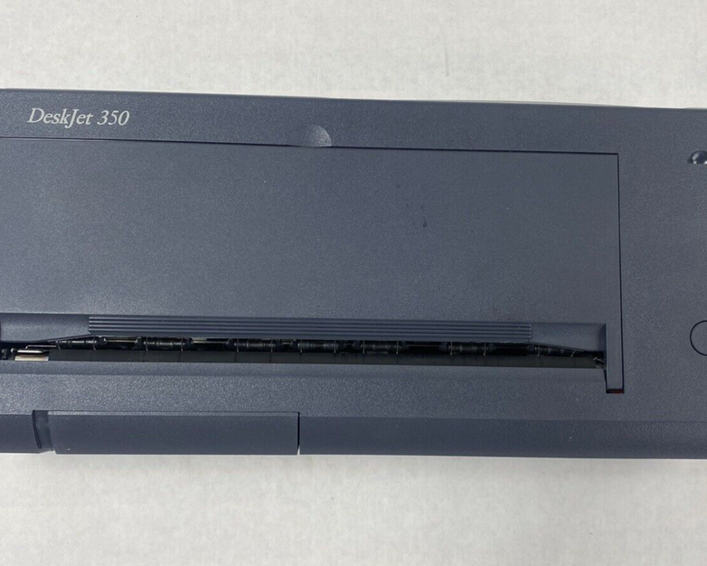 Hewlett Packard DeskJet 350 Mobile Printer Power Tested w/ AC Adapter