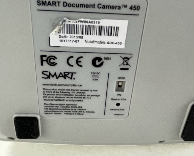 Smart SDC-450 Document Camera 450 Power tested