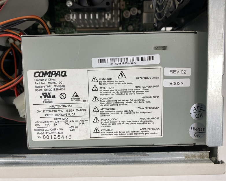 Compaq Desk Pro Pentium III 933MHz 128MB RAM No HDD No OS