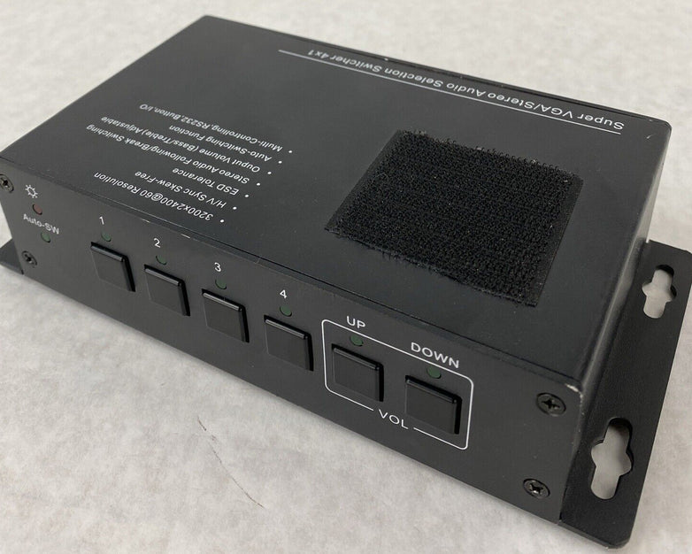 Aurora AS-41V R2 4 x 1 Super VGA Stereo Audio Selection Switcher with PSU