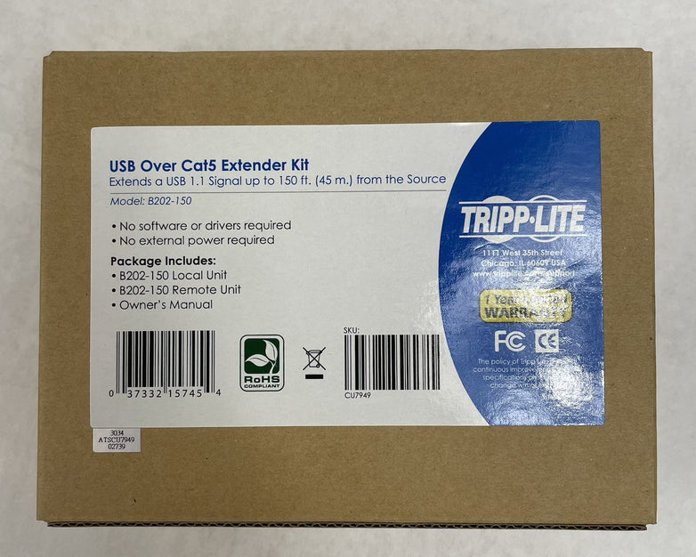 Tripp-Lite B202-150 USB Over Cat5 Extender