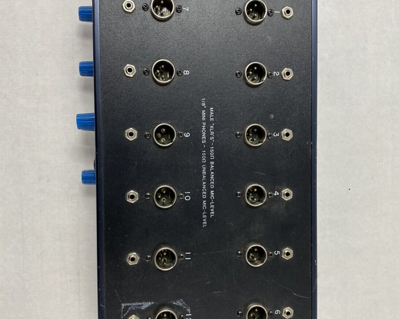 For Parts or Repair Sescom MB-2 Field Newsbridge Microphone Level Balancer