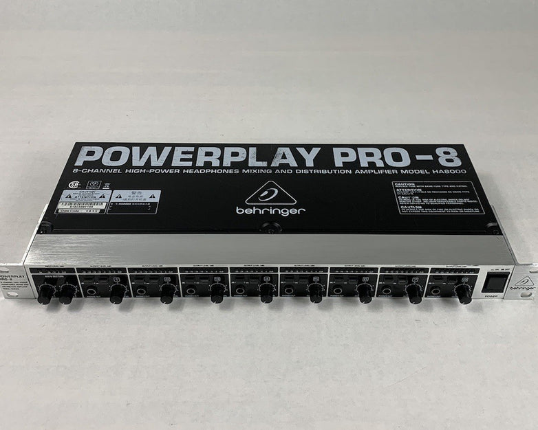 Behringer PowerPlay Pro-8 HA8000 8-Channel Headphone Mixer and Amplifier