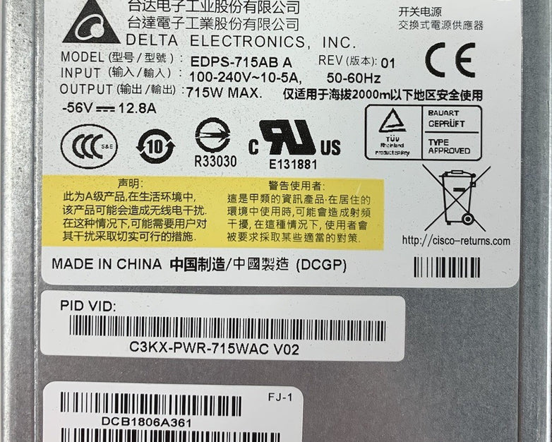 Delta Electronics EDPS-715AB A 715W Power Supply