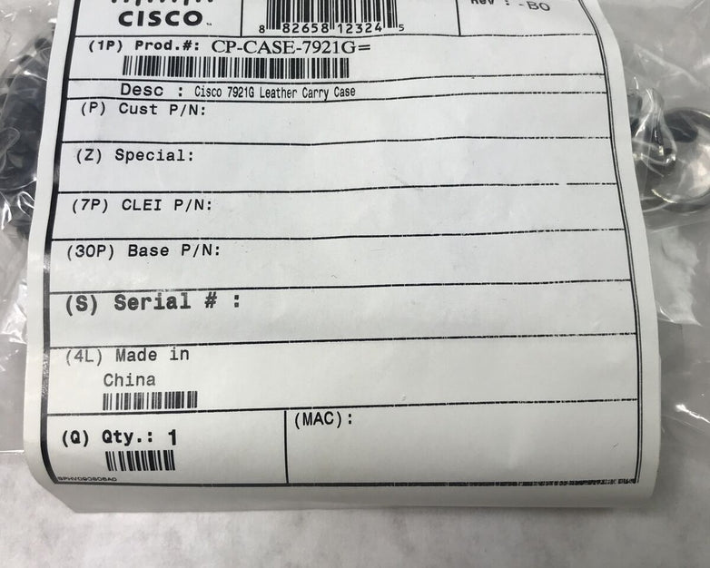 Cisco 7921G Leather Cary Case W/ Cord CP-CASE-7921G (Lot of 3)