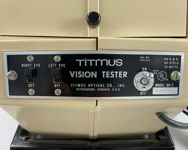 Titmus Optical OV-7 Vision Tester Machine