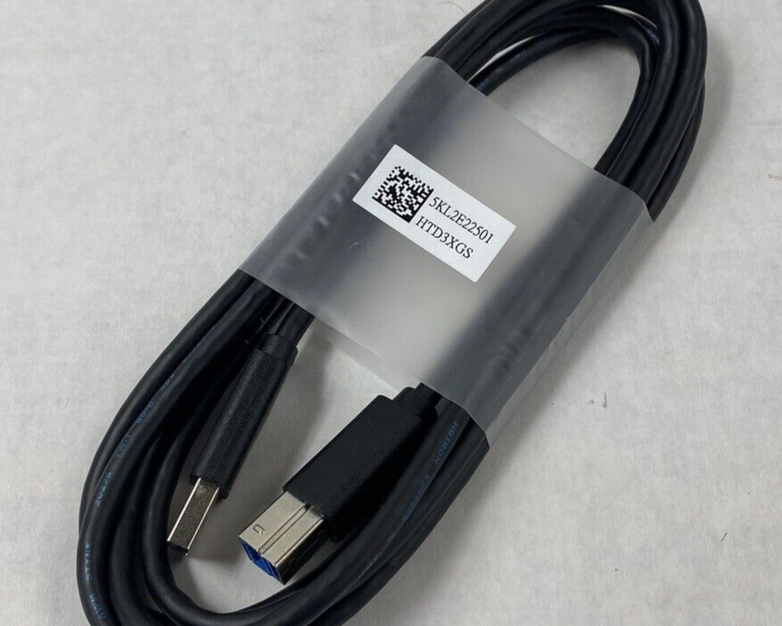 Lot of 7 Dell 5KL2E22501 USB 3.0 Type A to Type B Cable 6 Feet Cord