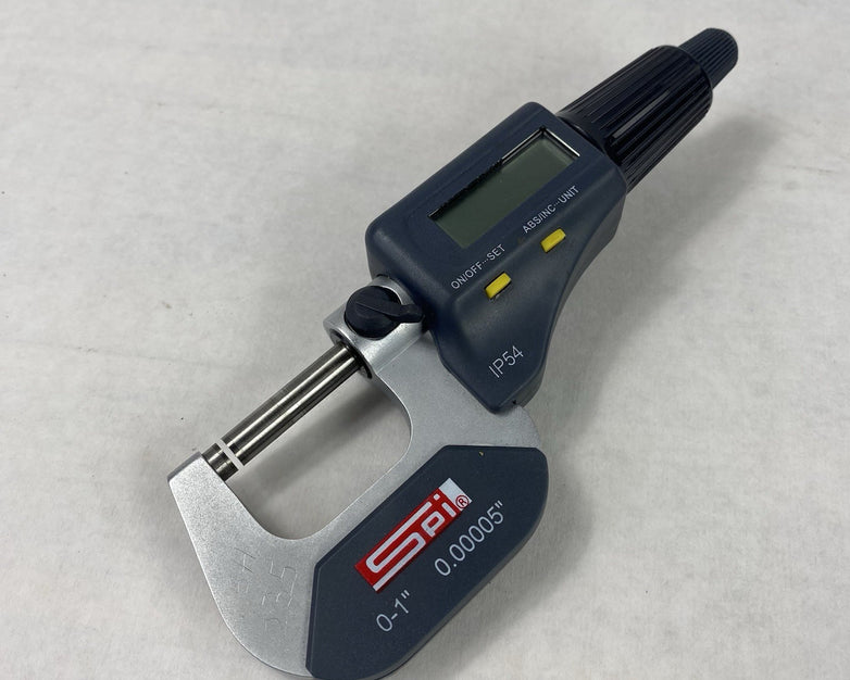 SPi Mechanical IP54 0-1" 0.00005" Outside Micrometer Untested