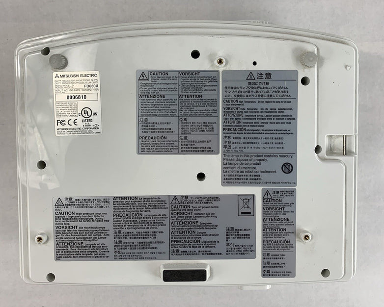 Mitsubishi FD630U Projector - Parts and Repair