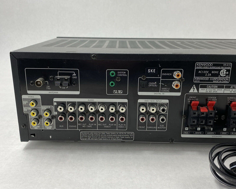 Kenwood VR-615 AV Surround Receiver