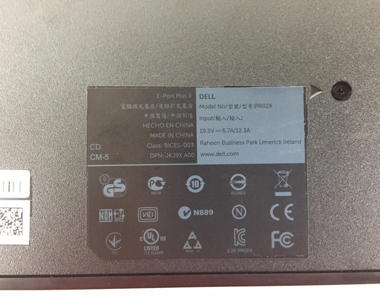 Dell R35XK E-Port Replicator Docking Station USB 3.0 DVI VGA PS/2 RJ-45